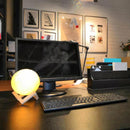 880ML 3D LED Night Light Air Humidifier Moon Lamp Aroma Essential Oil Diffuser