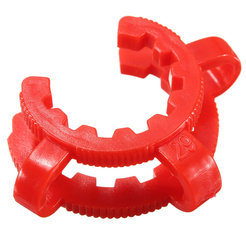 10Pcs Lab Plastic Clamp Clip Keck for Taper Glass Ground Joint 10/12/14/19/24/29/34/40/45#
