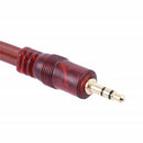 Zebra 1.5m Stereo Audio Cable Cord Wire 3.5mm Male to Dual 6.35mm TRS Male Plug for Computer Mixer Mixing Console