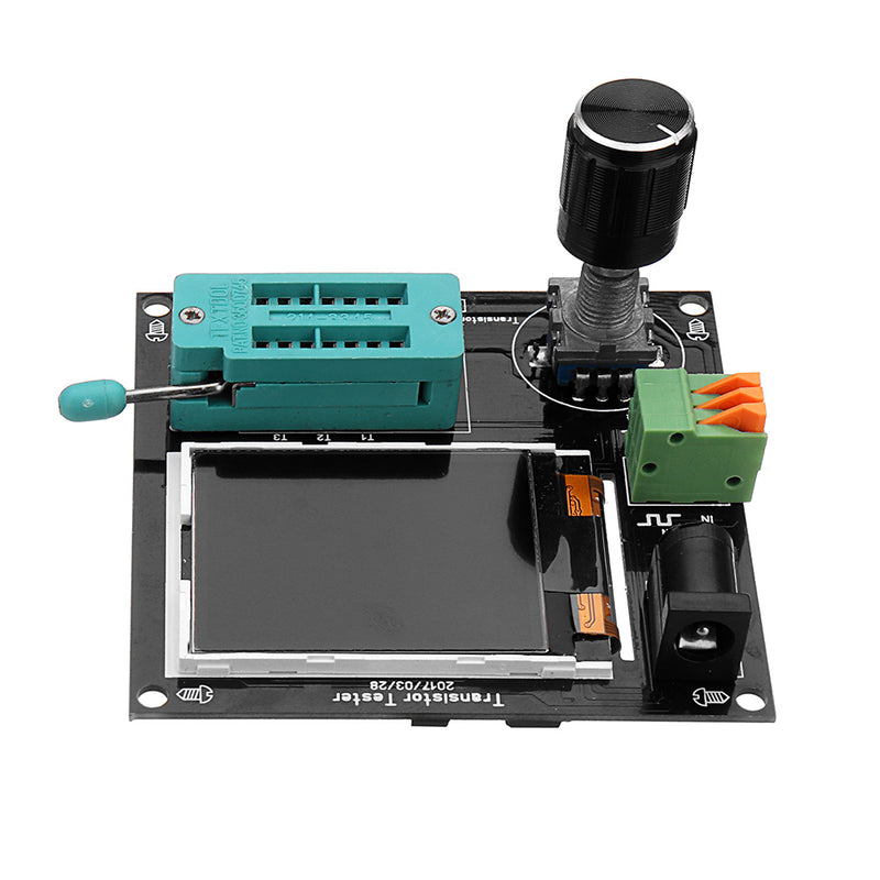 9-12V DC Simple Transistor Tester Frequency Meter 160x128 LCD PWM Square Wave Generator