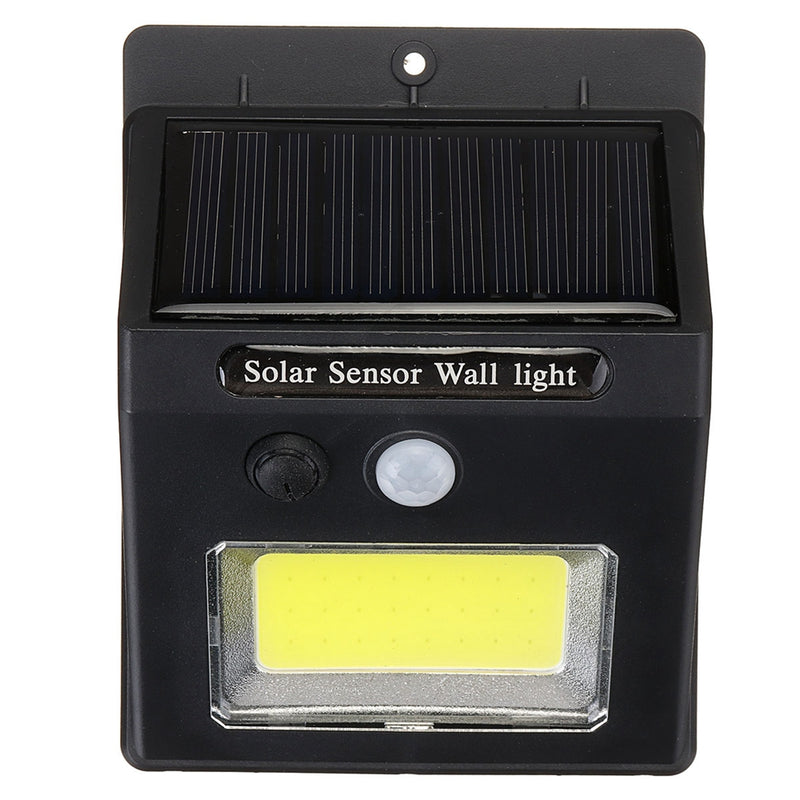 Solar Power Super Bright COB 24 LED PIR Motion Sensor Wall Light Outdoor Wireless Waterproof Lamp