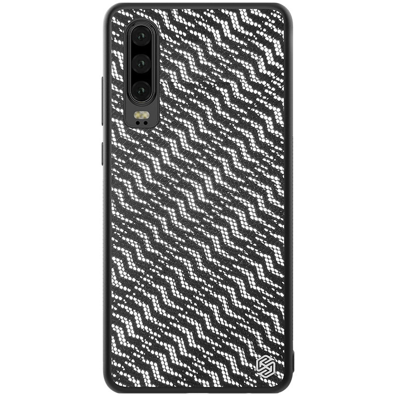NILLKIN Woven Polyester Mesh Reflective Anti-fingerprint Protective Case for HUAWEI P30