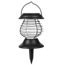 Outdoor Camping LED Solar Mosquito Killer Lamp Dispeller Repeller Bug Insect Zapper Pest Trap Light