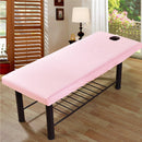 Electric Massager Accessories Treatment Bed Cover Polyester Cotton Table Sheet with Face Breath Hole
