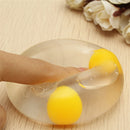Tricky Halloween Party Funny Unbreakable Double Yellow Egg Vent Water Polo Reduce Stress Toys