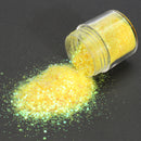 Yellow Glitter Powder Shining Iridescent Mixed Mermaid Luster Decoration Dust Eye Shadow