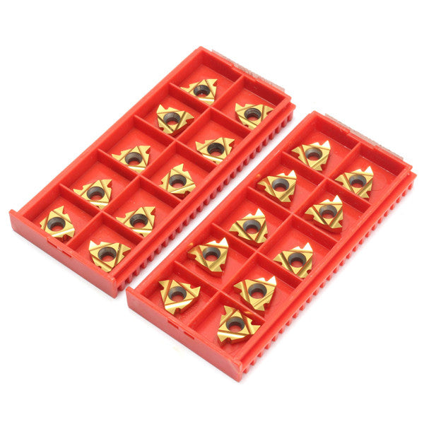 20pcs 16IR AG60 16ER AG60 Carbide Inserts Internal External Thread CNC Blade
