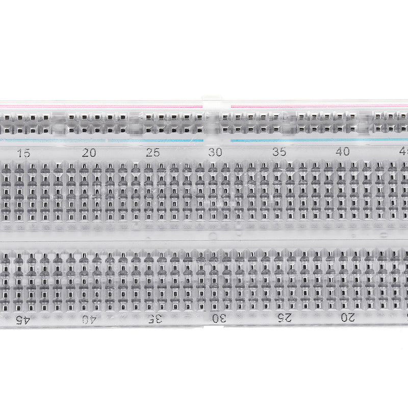 10pcs 730 Holes Transparent Breadboard Protoboard DIY Kit Universal PCB Circuit Board Solderless