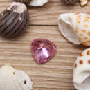 12mm Pink Sapphire Unheated Trillion Cut DIY Making Loose Gemstone