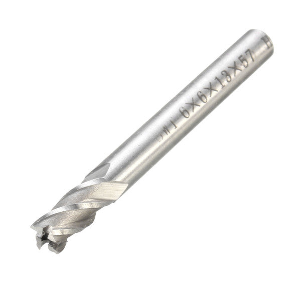 10pcs 2-10mm 4 Flute Milling Cutter HSS-Al  End Mill Cutter CNC Tool