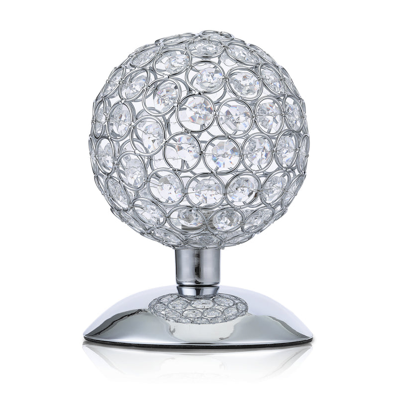 Modern Crystal Ball Table Lamp Night Light  Bedroom Bedside Desk Lamp Touch