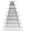 9 Tiers Macaron Tower Cake Stand Cupcake Holder Birthday Wedding Party Decorations