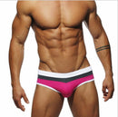 Addicted 9 Colors Sex Gay Mens Swimwear Men Elastic Swimsuit Man Quick Dry Swimming Trunks