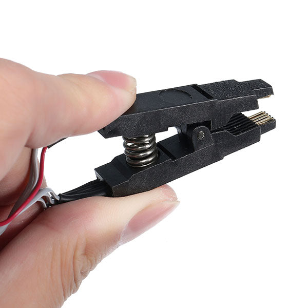 8 Pin 1.27mm Pitch SOIC8 SOP8 Flash Burning Chip IC Test Clip Programmer With 2pcs Power Module