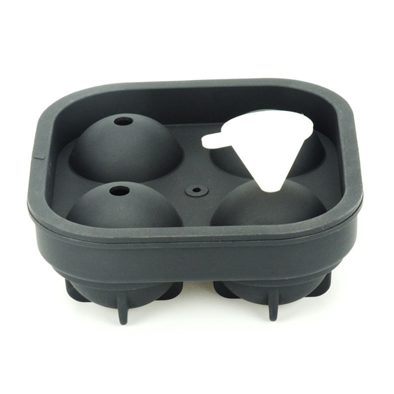 1PC Football Series 4 Compartments Ice Mold Shape Tray Shape 3D Ice-cream Mold Ice Mold