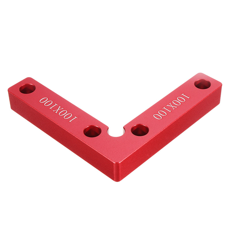 Aluminium Alloy 90 Degree 100x100mm Precision Clamping Square Woodworking Machinist Square Positioning Right Angle Clamping Measure