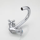 FRAP F1319 Kitchen Deck Mounted Double Handles Hot and Cold Water Sink Faucet