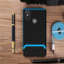 IPAKY Shockproof Hard PC + Soft TPU Back Cover Protective Case for Xiaomi Redmi 6 Pro Mi A2 Lite