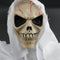 New Halloween Party Decoration Sound Control Creepy Scary Animated Skeleton Hanging Ghost