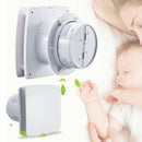 Hotel Side Wall Bathroom Bathroom 4 Inches Low Noise Ventilation Fan