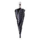 Drillpro 3 Flute Step Drill Bit TiAlN Coated HRC89 HSS-Co M35 Cobalt Step Drill 1/4 Inch Hex Shank