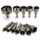 Drillpro 12pcs 15mm-50mm Hole Saw Cutter Kit Drill Bit Set