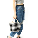 KCASA KC-BCH04 Cotton Linen Zipper Insulated Cooler Lunch Tote Bag Lady Handbag Food Organizer