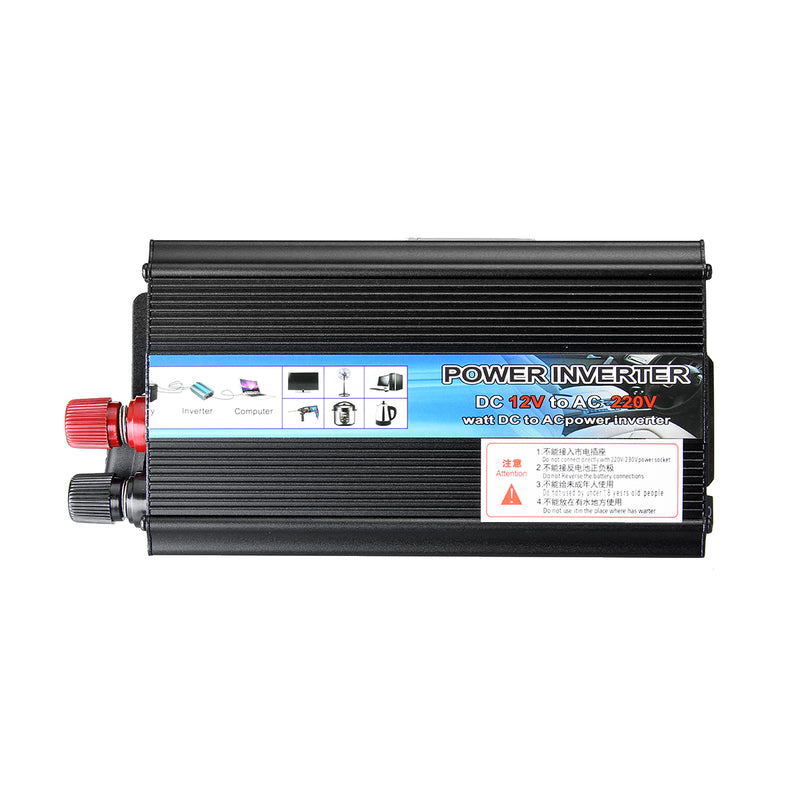 300W 500W 1000W 1200W 1500W Inverter Solar Power Inverter Modified Sine Wave Converter DC 12V to AC 220V