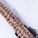 IPRee 7 In 1 EDC Paracord Watch Outdoor Survival Bracelet Tools Kit