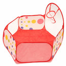 80x90x56mm Portable Ball Shooting Tent With Basket Kids Indoor Outdoor Playing Game Tent