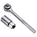 40Pcs 3/8inch And 1/4inch Drive Socket Set Tool Kit Ratchet Wrench Extension Bar For Car Motorcycle