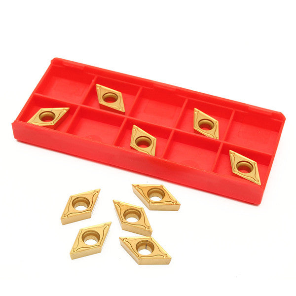 10pcs DCMT11T304-HM YBC251 DCMT32.51-HM Cemented Carbide Inserts
