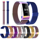 Colorful Milanese Strap Replacement Stainless Steel Watch Band for Fitbit Charge 3