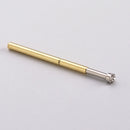P125-H Plum Probe Nine Tooth Test Needle Test Spring Thimble 100 Pcs/Pack Integrated Detection Probe Tool Accessories  PCB Testing Contact Probes Pin