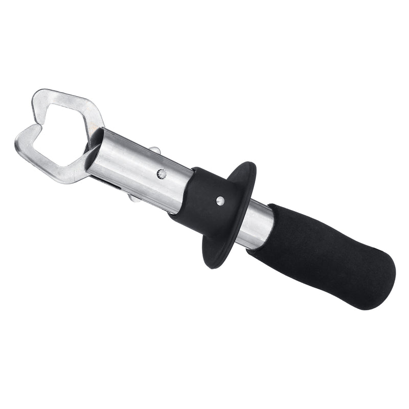 Stainless Steel Fishing Pliers Grip Fish LIp Gripper Fishing Tackle Fishing Tools w/ Sheath Lanyard Holder