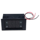 AC Three-phase 300V 10A LED Dual Display AC Voltmeter Current Meter Digital Display