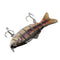 ZANLURE 10cm/17g Fishing Lure 6-Segement Pike Lure With Mouth Swimbait Fishing Bait