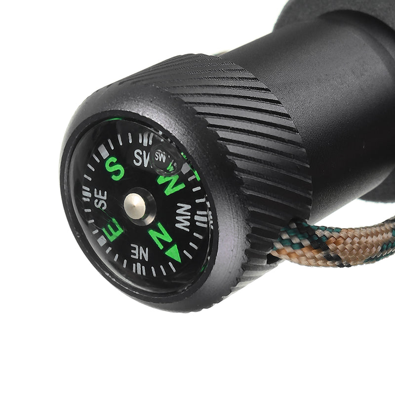 47.1 Inch Walking Trekking Stick Pole Outdoor Camping Hiking Survival Tools Kit