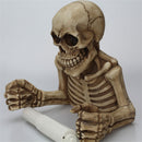 Honana BX Toilet Paper Shelf Holder Creative Skull Tissue Box Holder Wall Mount Sanitary Roll