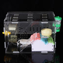 Hamster Acrylic Cage Clear 1 Layer Mice Mouse Castle Rat House Toy Pet Bed Kids Gift