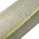 1m 3K 200g Yellow Carbon Fiber Hybrid Fabric Cloth Plain Weave Cloth High Strength for Building Bridge Construction Repair
