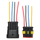 4Pin 2 Way Car Waterproof Electrical Connector Male & Female Plug Wire AWG Marine