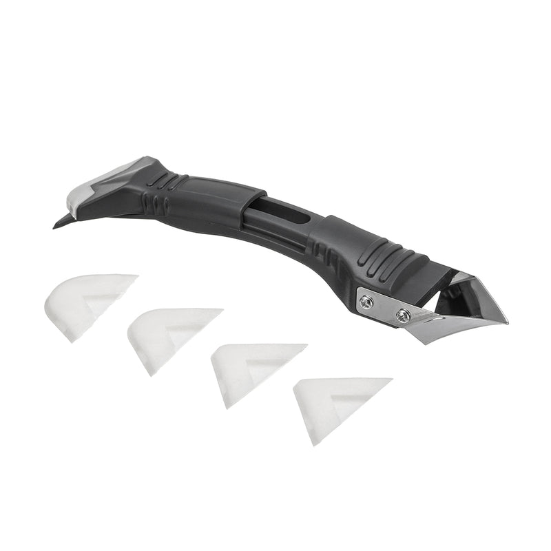 3 in 1 Silicone Caulking Tools Sealant Removal Tool with 4 Pieces Tool Kit