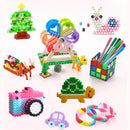 5mm 36 Colors Fuse Water Sticky Beads Toys Kids Magic Handmade DIY Jigsaw Puzzle Toy for Children Gift