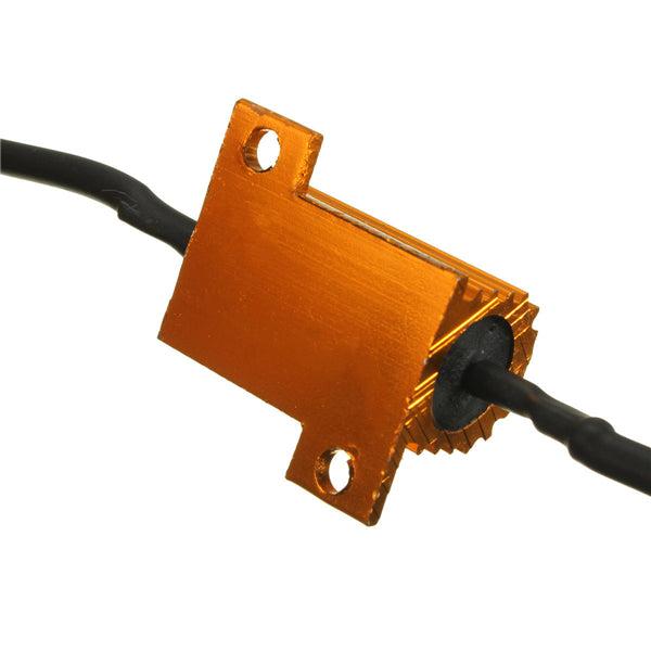 4pcs 12V 25w 8.2 ohm Indicator Light Resistor Flasher Relay Motorcycle Car Aluminum
