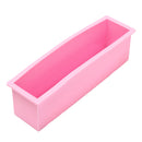 Silicone Loaf Bread Cake Mold Soap Making Mould Biscuit Baking Tool with Wooden Box
