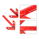 Drillpro YX-1/YX-2 Woodworking Aluminum Alloy Center Scriber Finder with Metric Scale Line Caliber Ruler Wood Measuring Scribe Tool
