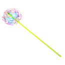 Creative Colorful Sparkling Spindle Wand Light Up Spinner Toy For Wedding Party