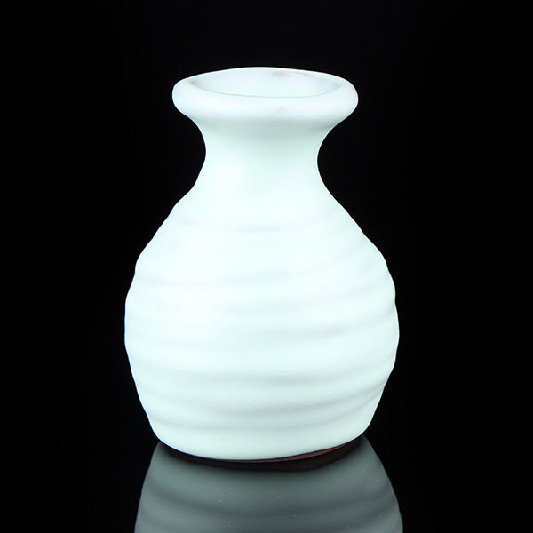 6 Patterns Ceramic Vase Ornament Handmade Flower Arrangement Pottery Flambe Glazed Decor Green