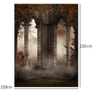 5x7FT Retro Vinyl Terror Castle Studio Photography Background Backdrop Baby Prop